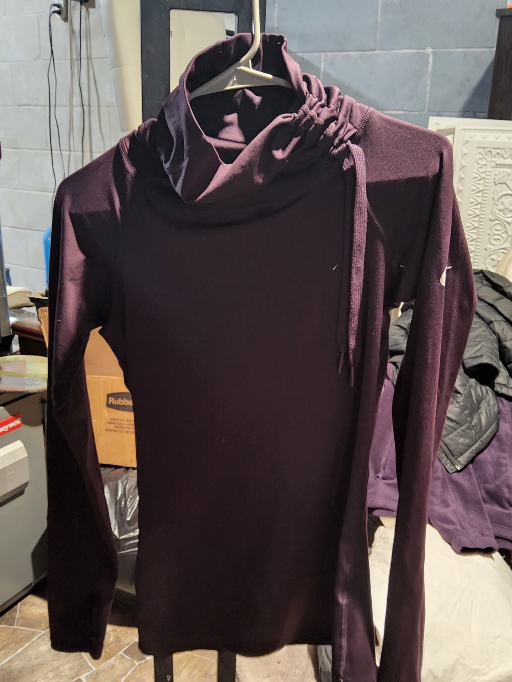 Nike Women's Plum Cowl Neck Long-Sleeve Sweater